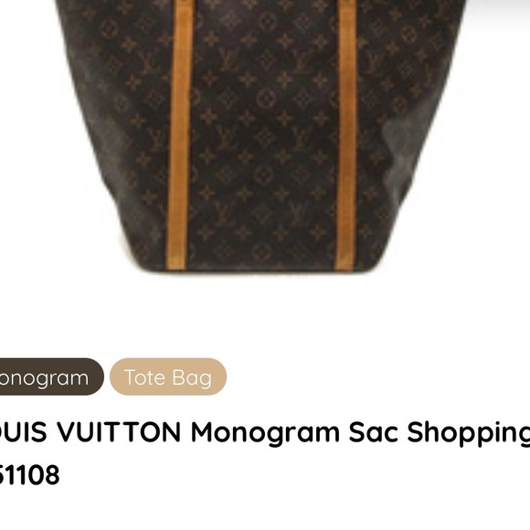 Louis Vuitton Signature Monogram Tote - Brown and Cream - Picture 16 of 16
